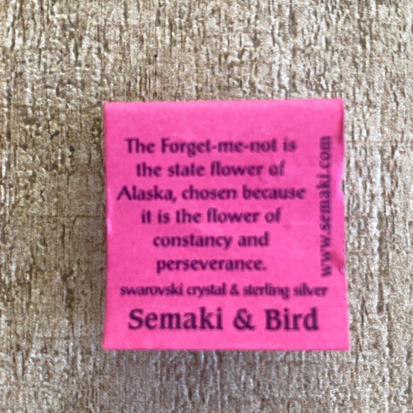 Semaki & Bird Swarovski Crystal Flower Earrings - Picture 2 of 6